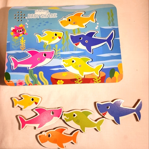 smartstudy Toys Baby Shark Wood Puzzle Bug Puzzle Poshmark